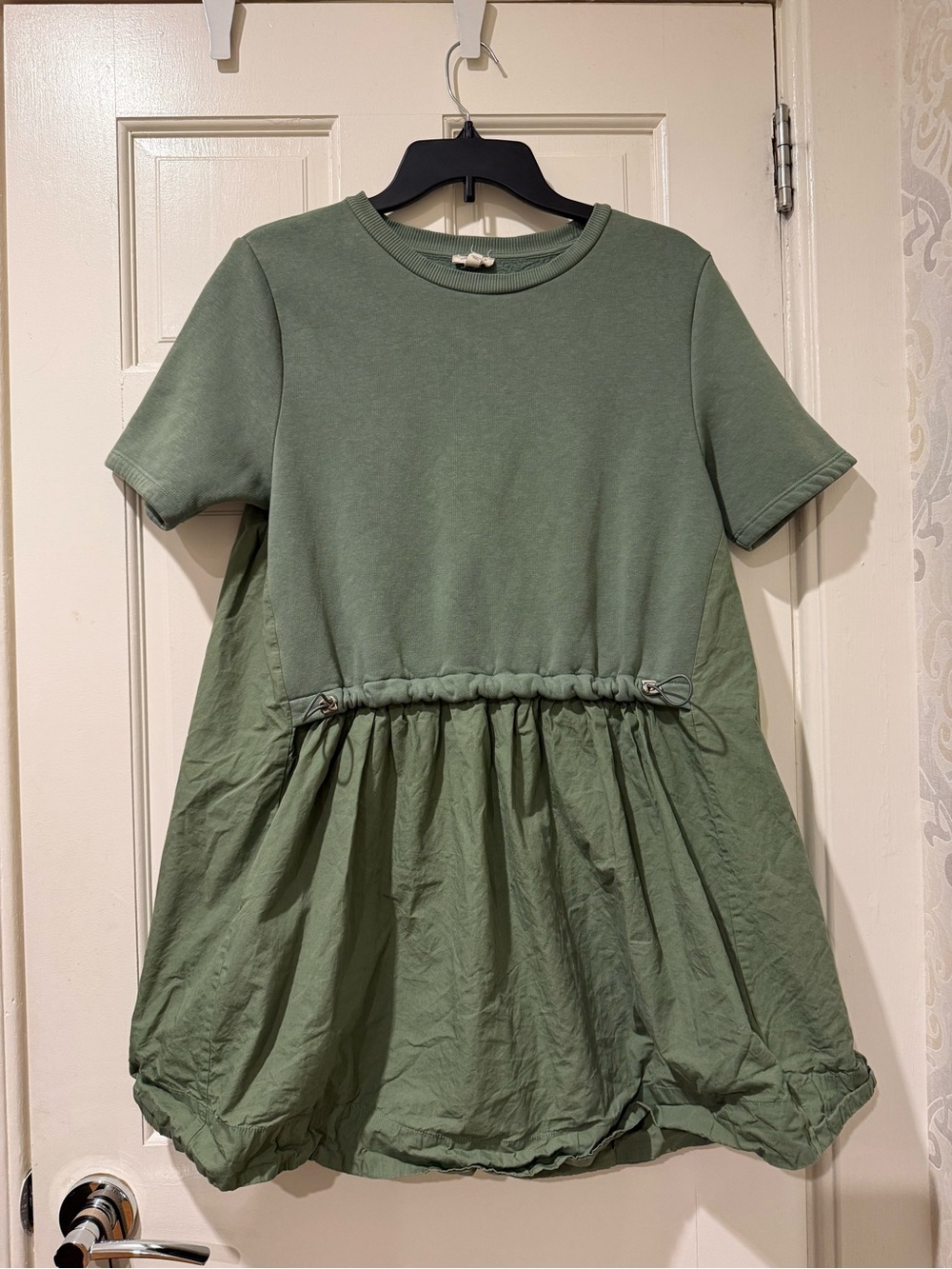 Pilcro Short-sleeve sweatshirt Twofer Mini Dress